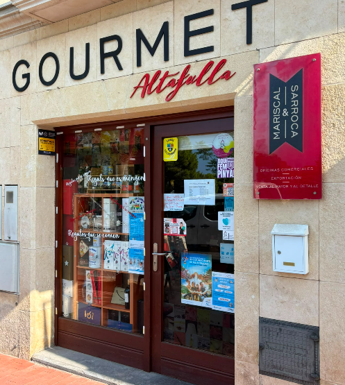 Fachada de la tienda Gourmet Altafulla en Altafulla, Tarragona